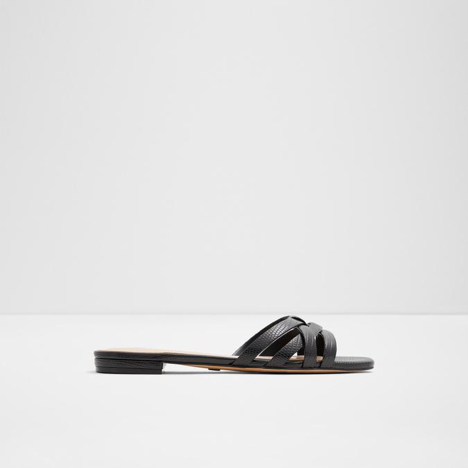 Astirinna Women's Black Flat Sandals
