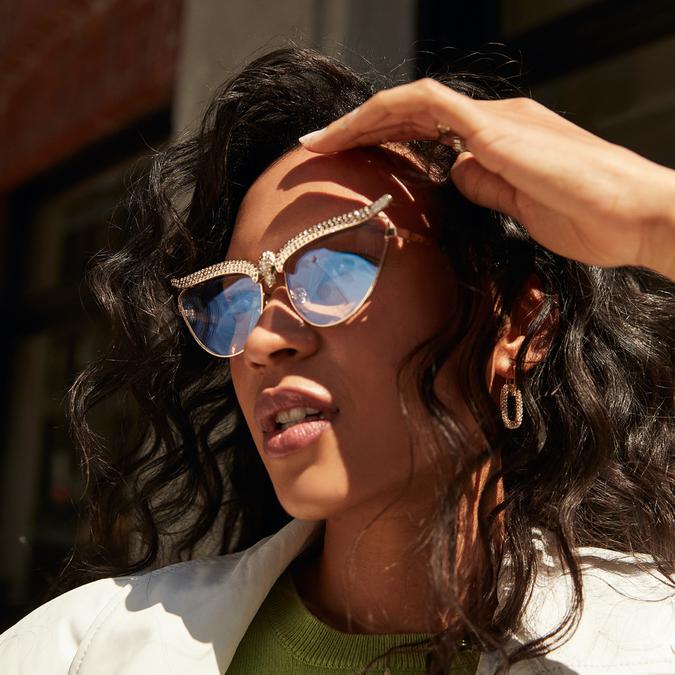 Zillia Women's Gold Sunglasses image number 1