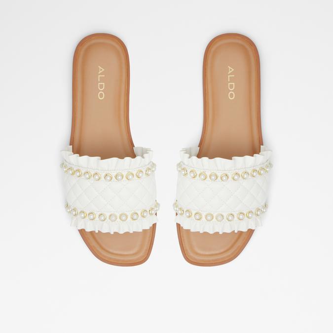 Arilith Women s White Flat Sandals Aldo Shoes