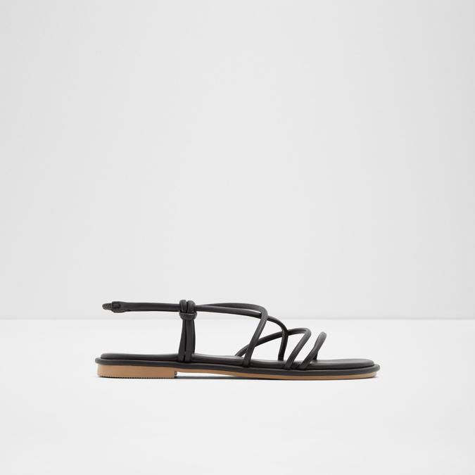 Kuerten Women's Black Flat Sandals image number 0