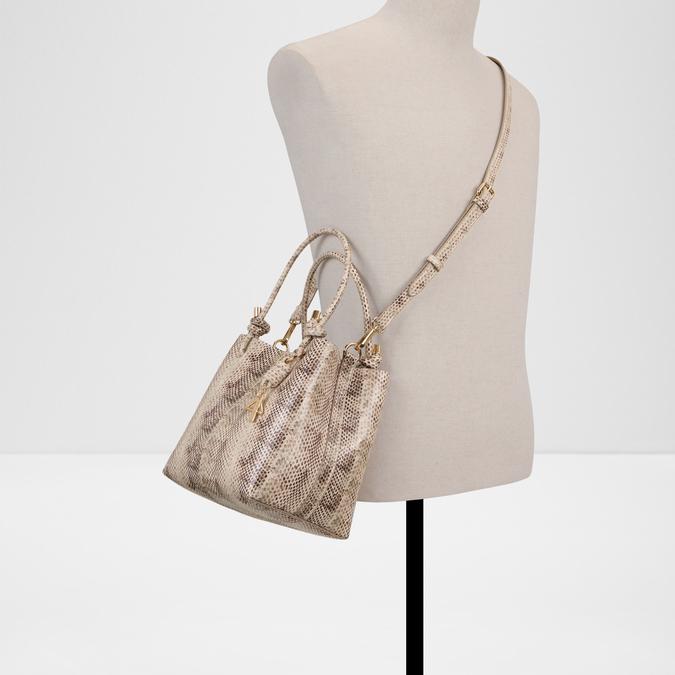 EVIELILY Grey Print Women Satchel image number 3