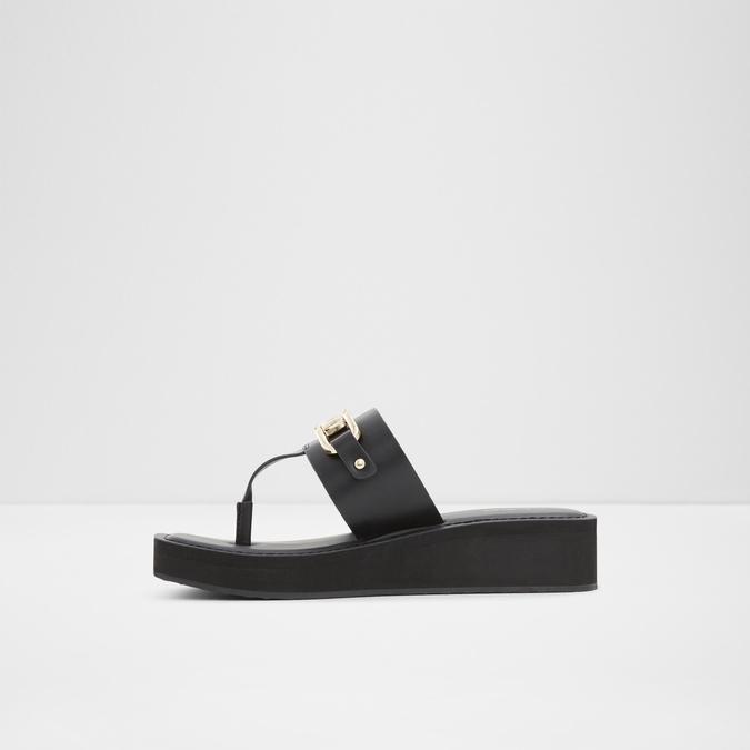 Poolside Women's Black Sandals image number 3