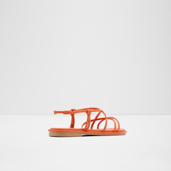 Kuerten Women's Orange Flat Sandals image number 2