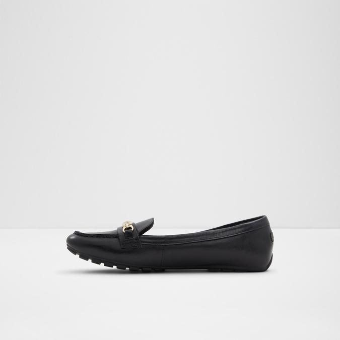 Bagdish Women's Black Loafers image number 3