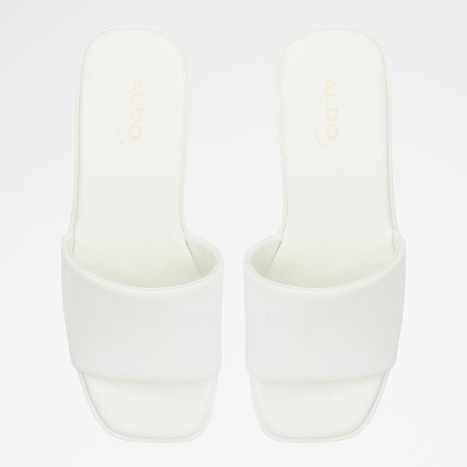 Babbie Women's White Block heel Sandals