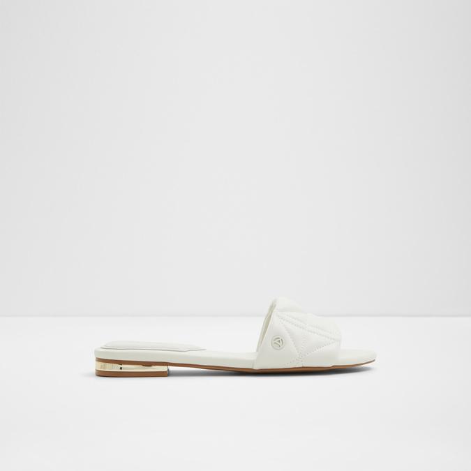 Sundown Women's White Flat Sandals