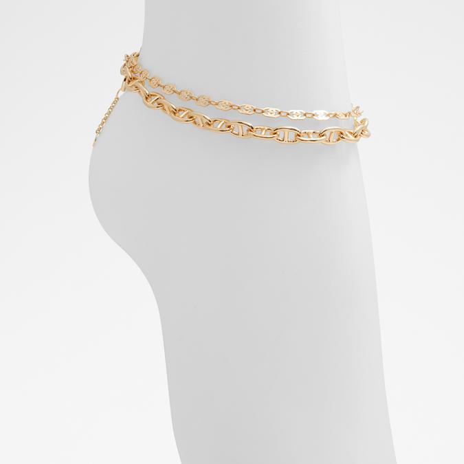 Coolbiniaa Women's Gold Ankle Bracelet image number 0