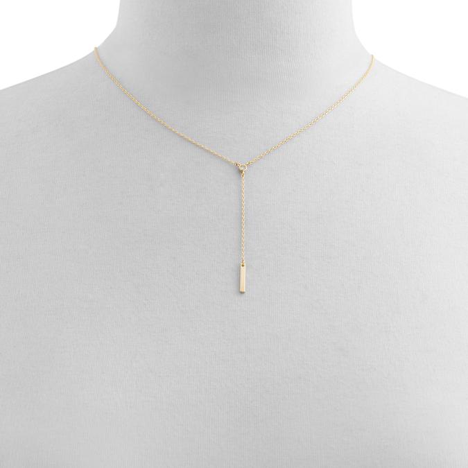 Pashenka Women's Clear On Gold Necklace