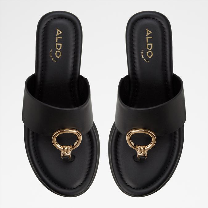 FRIEGAN Black Women Sandals image number 5