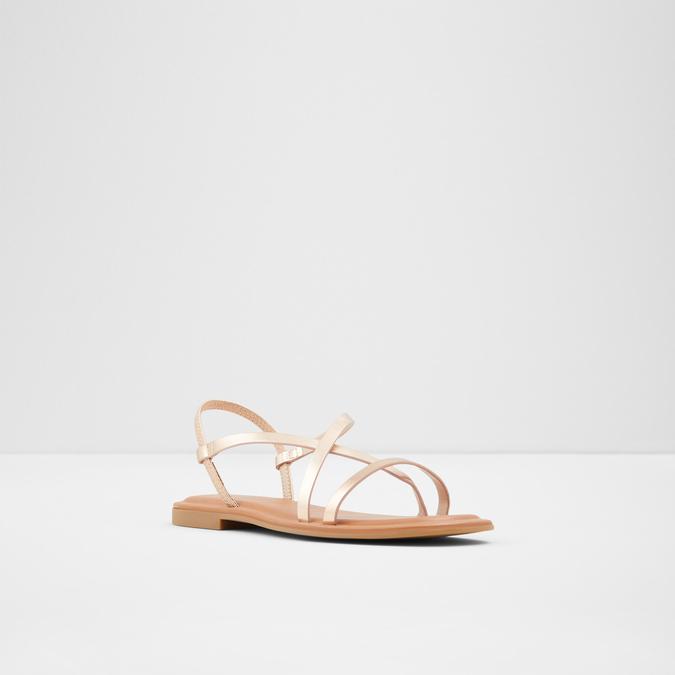 Broasa Women's Rose Gold Flat Sandals image number 3