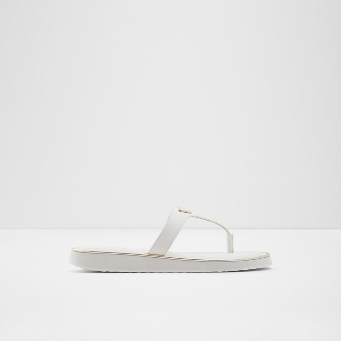 Manaberiel Women's White Sandals