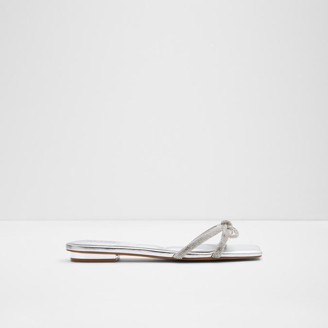 Glimmera Women's Silver Flat Sandals