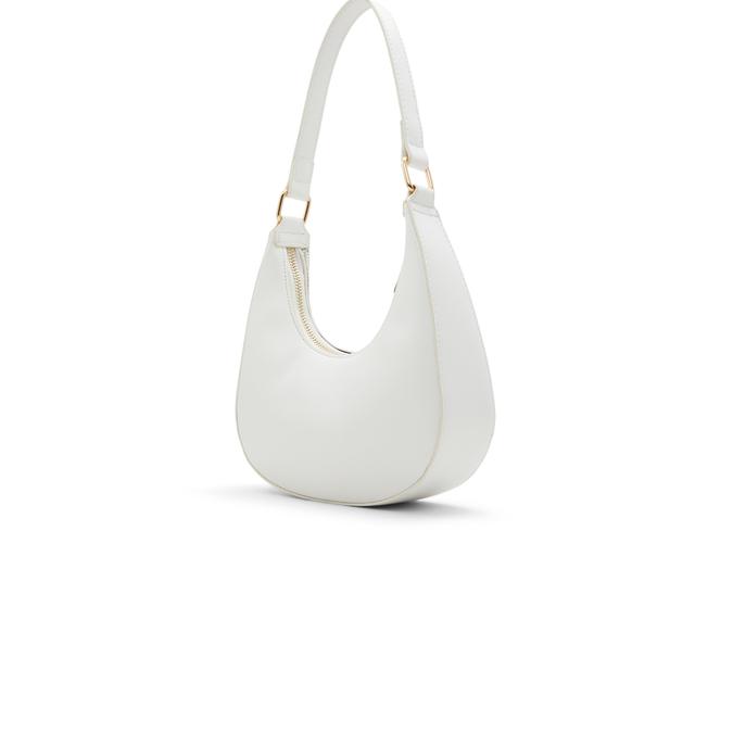 Shiny Women's White Shoulder Bag image number 1