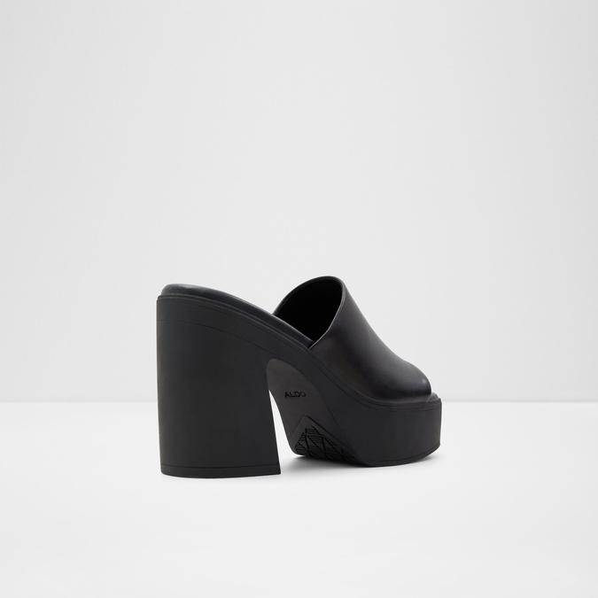 Maysee Women's Black Block Heel Sandals image number 2