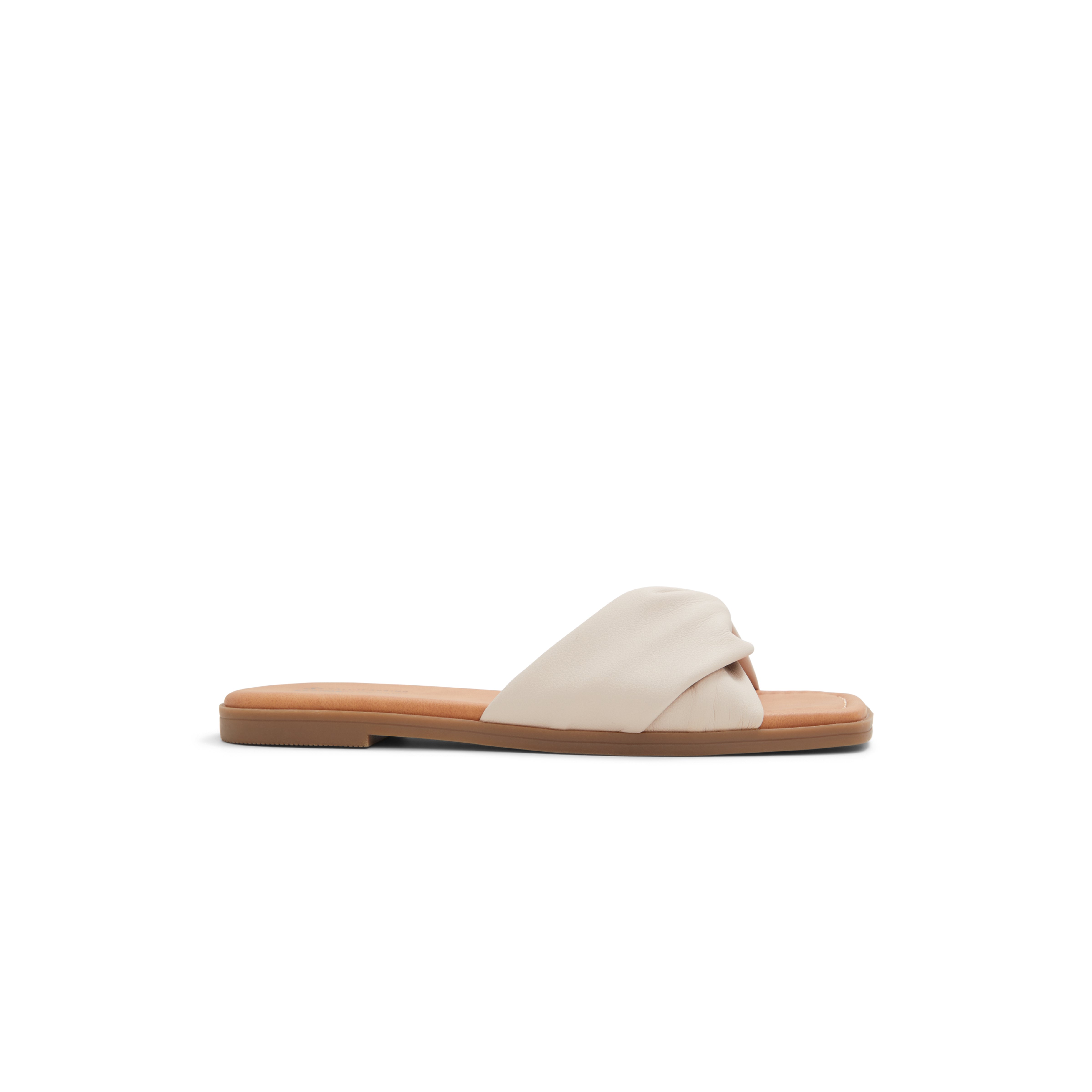 Peaches Women's Beige Flat Sandals image number 0