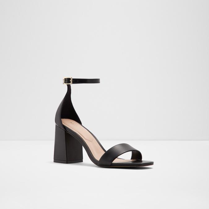Eteisa Women's Black Block Heel Sandal image number 3