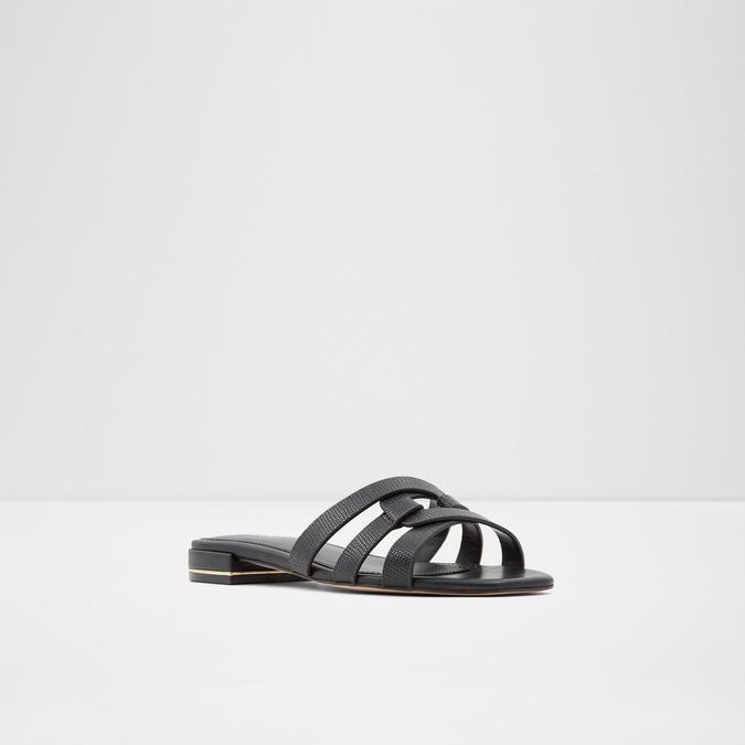 Isdell Women's Black Flat Sandals image number 3