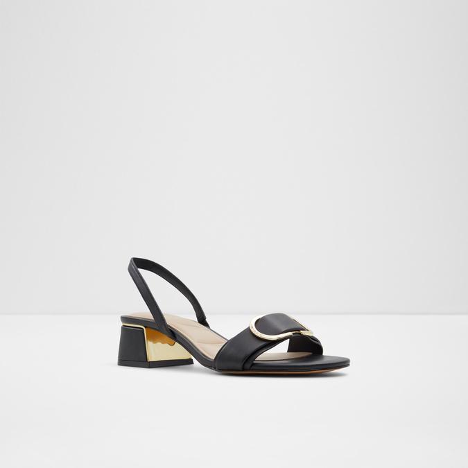 Lucilda Women's Black Block Heel image number 4