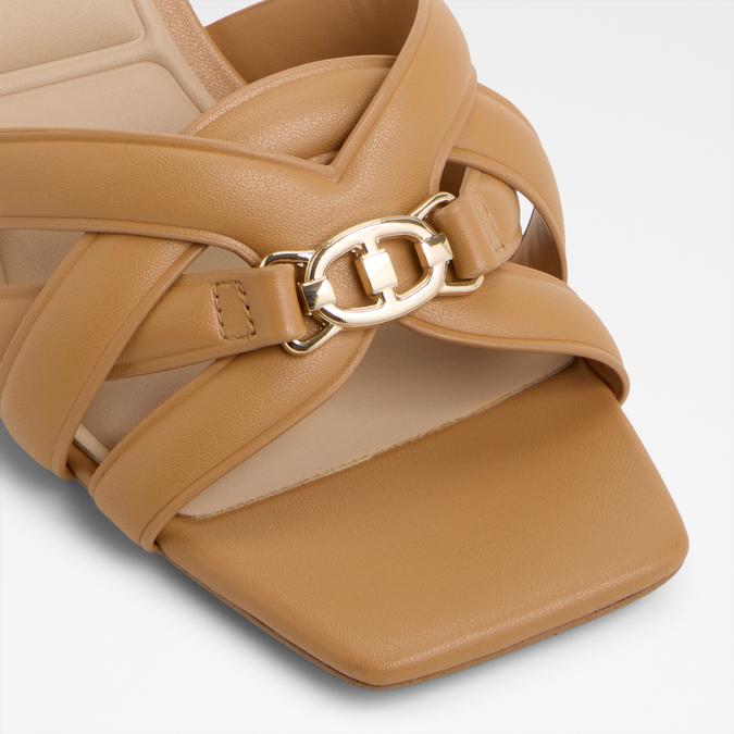 CALYRA LIGHT BROWN Women Dress Sandals image number 4