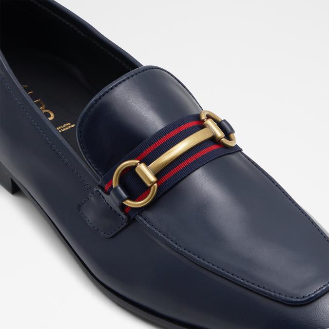 Heliothis Men's Navy Dress Loafers image number 5