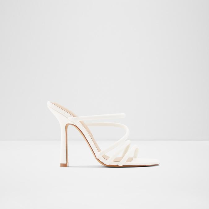 Arianna Women s White Block Heel Sandal Aldo Shoes