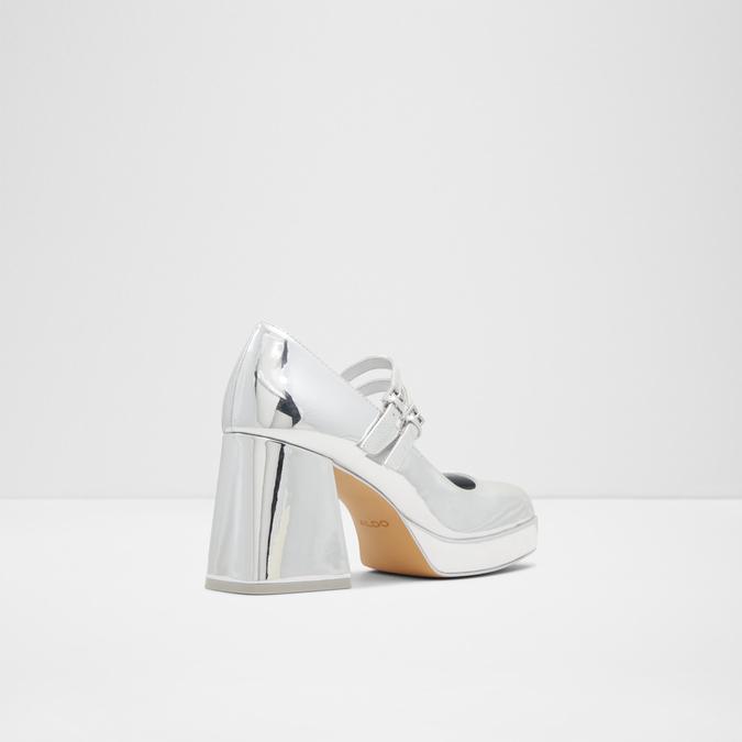 Manda Women's Silver Block Heel image number 3