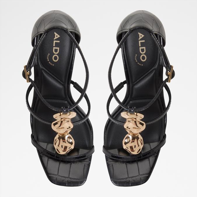 Basils-In Women's Black Dress Sandals