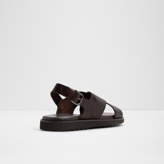 Silvoa-In Men's Brown Back Strap Sandals image number 2