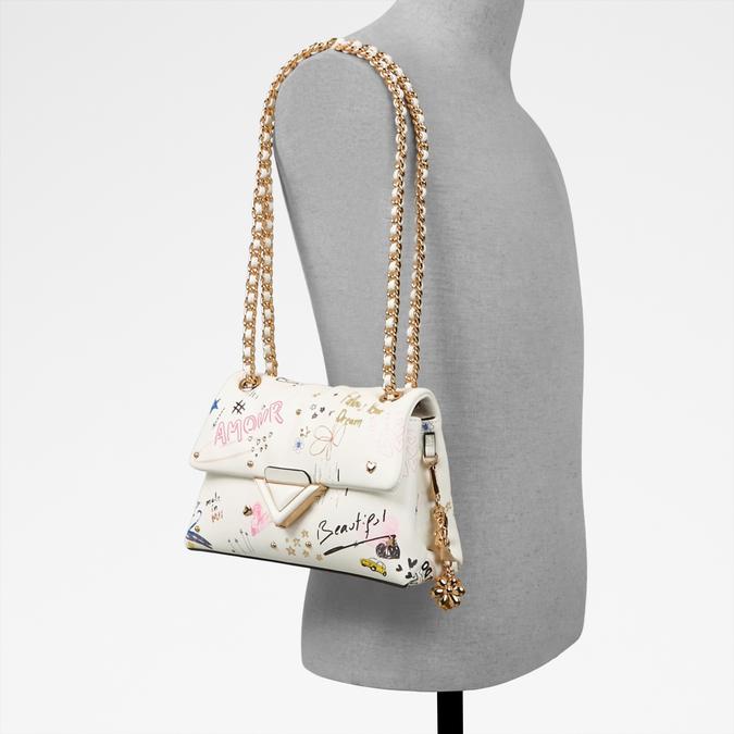 Softpuffdoodle Women's White Cross Body image number 4