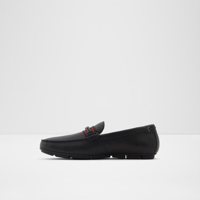 Hoisien Men's Black Moccasins image number 2