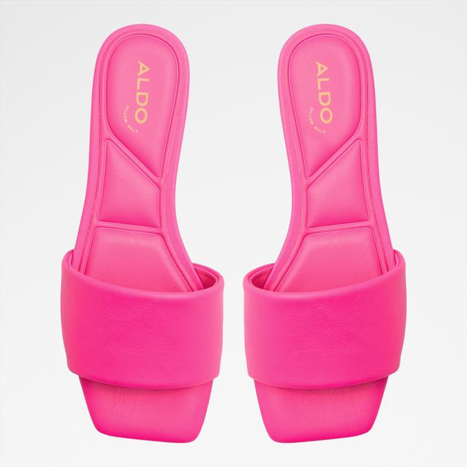 Bentariela Women's Pink Flat Sandals image number 1