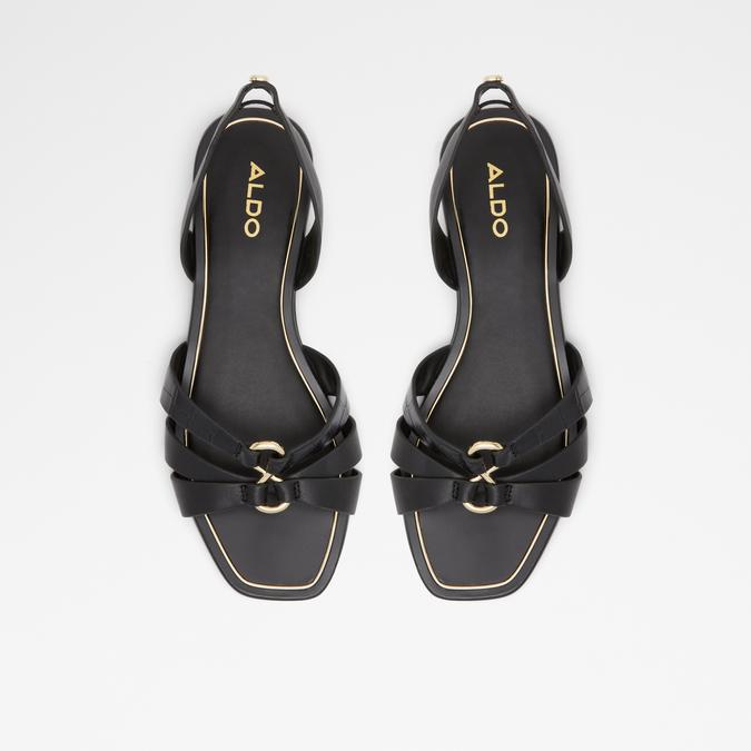 Marassi Women's Black Flat Sandals image number 1