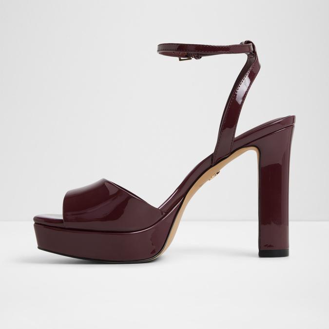 CHICGLEAM-IN Bordo Women Block Heel Sandals image number 2