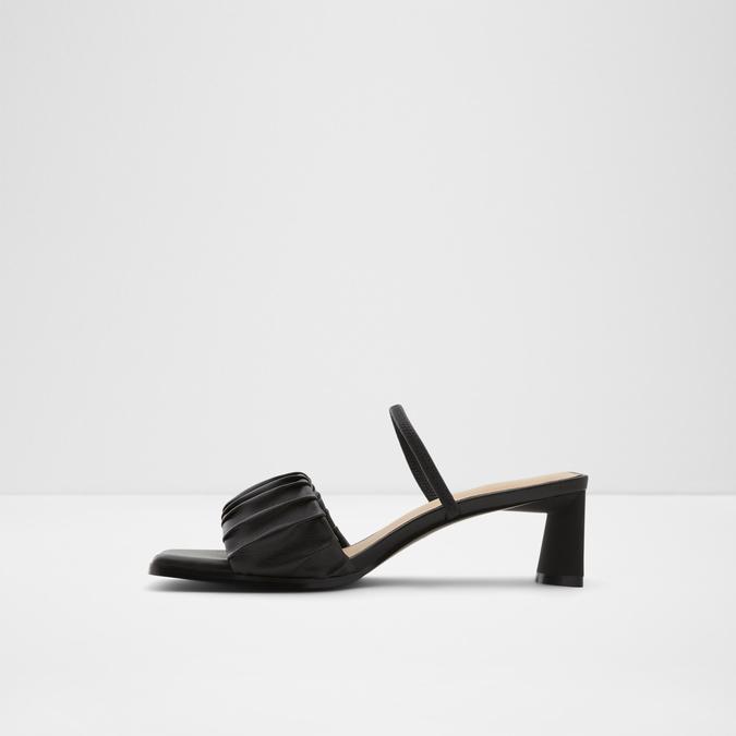 Adreran Women's Black Block Heel Sandal image number 3