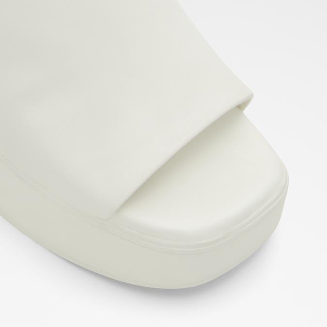 Maysee Women's White Block heel Sandals image number 7