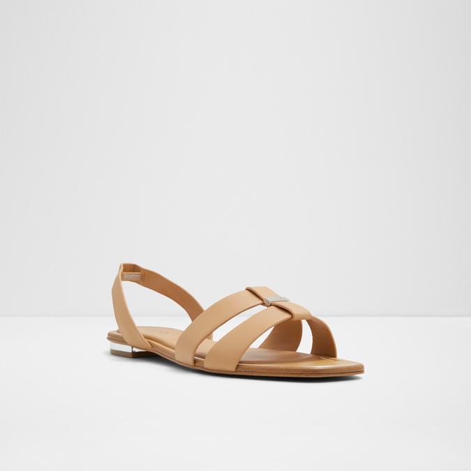 Balera Women's Beige Flat Sandals image number 4