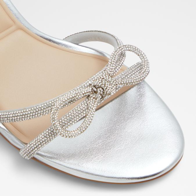 Bouclette Women's Silver Block heel Sandals image number 5