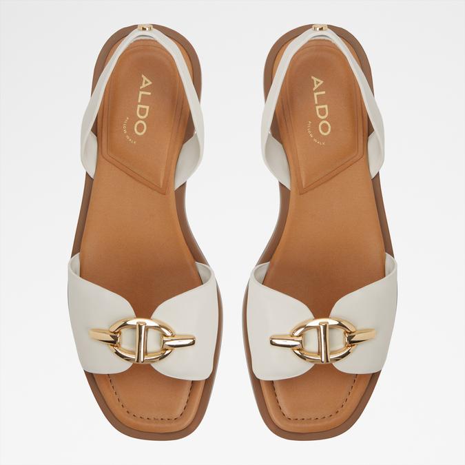 Goassi-In Women's White Flat Sandals