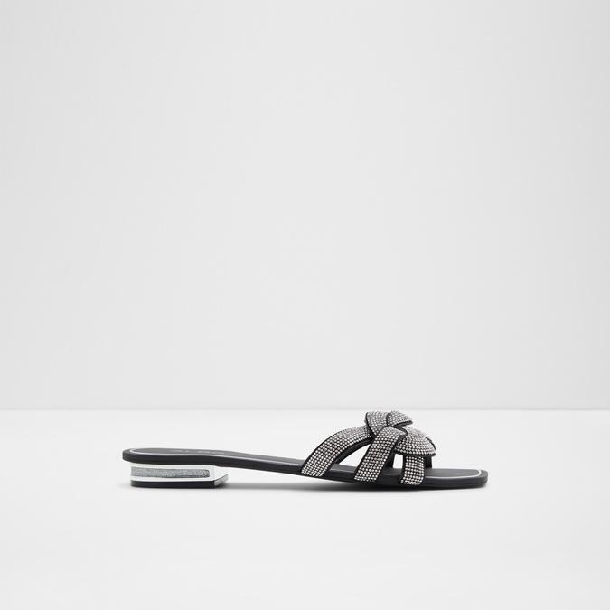 Tydeus Women's Black Flat Sandals