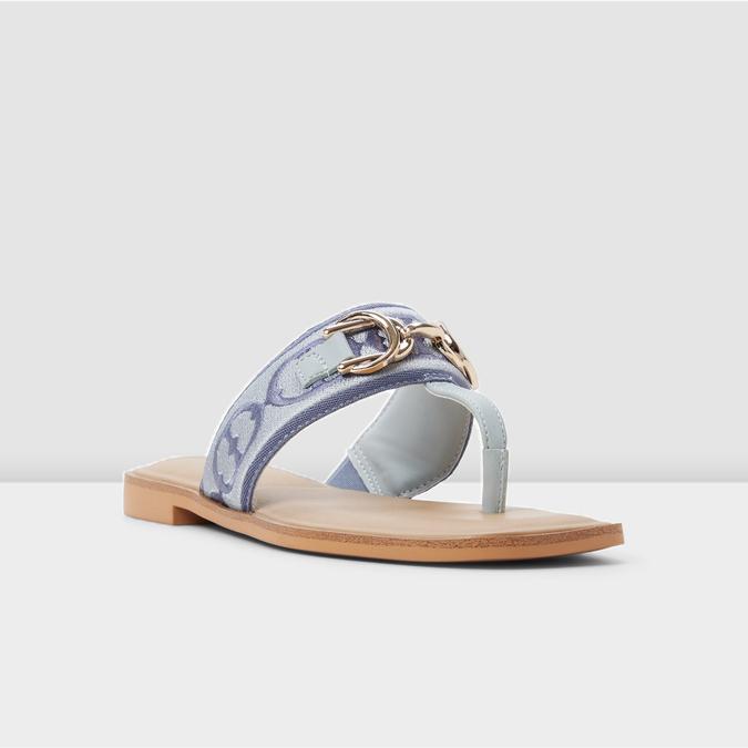 CORALYNNAA-IN Blue Women Flat Sandals