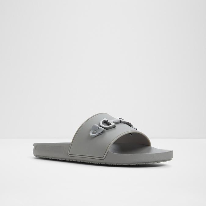LOUNGESLIDE Grey Men Single Strap Sandals image number 3