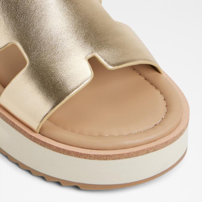 ANAYELIE Gold Women Sandals image number 4