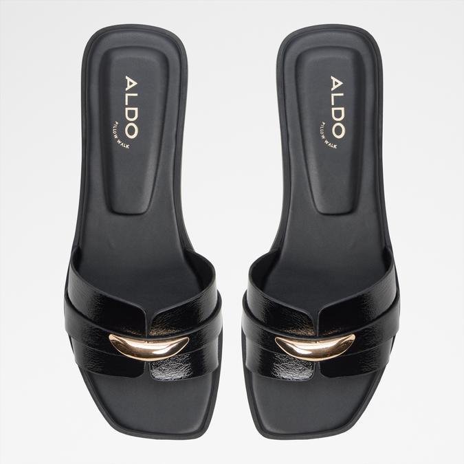 BRIELAA-IN BLACK Women Flat Sandals image number 5