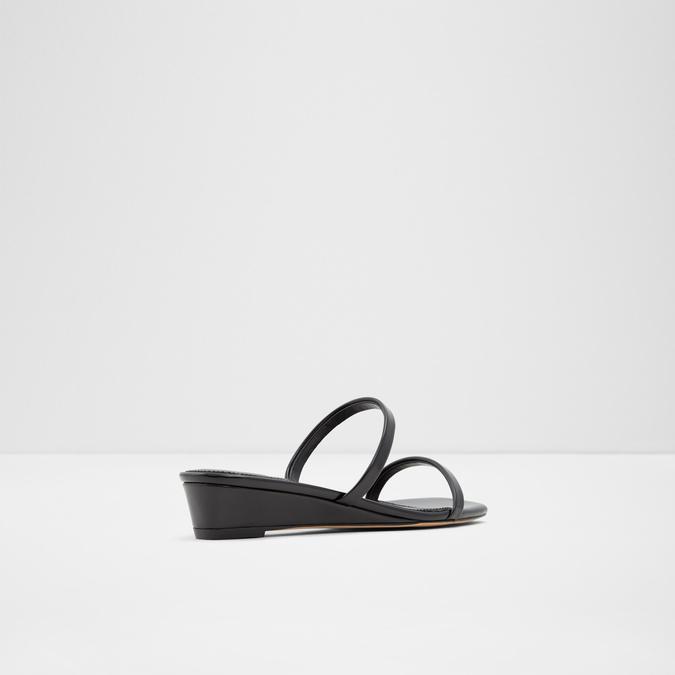 Giannina Women's Black Flat Sandals image number 1