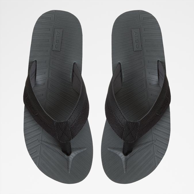Kegana-In Men's Black Thong Sandals