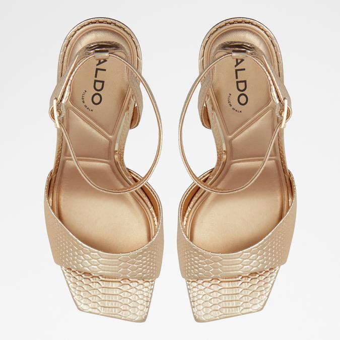 Lettie Women's Gold Dress Sandals image number 1