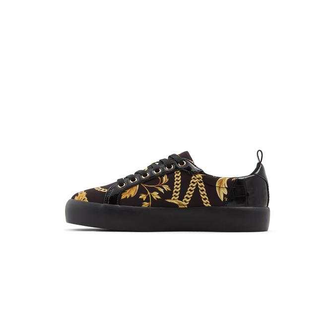 Setigera Women's Black On Gold Sneakers image number 2