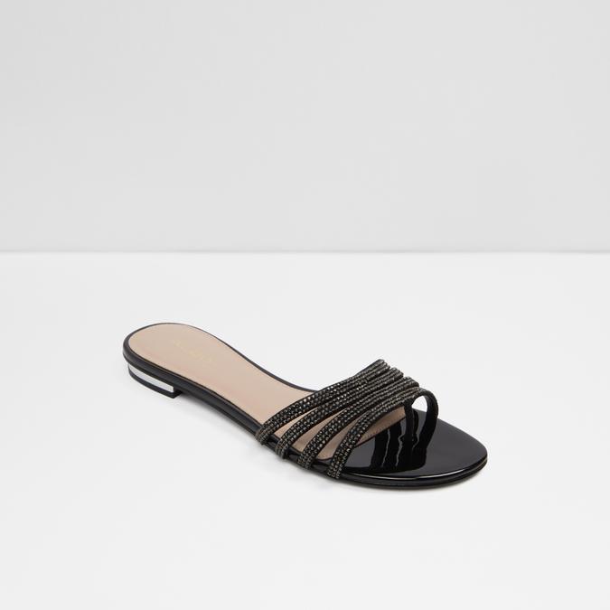 Edendadia Women's Black Flat Sandals image number 0