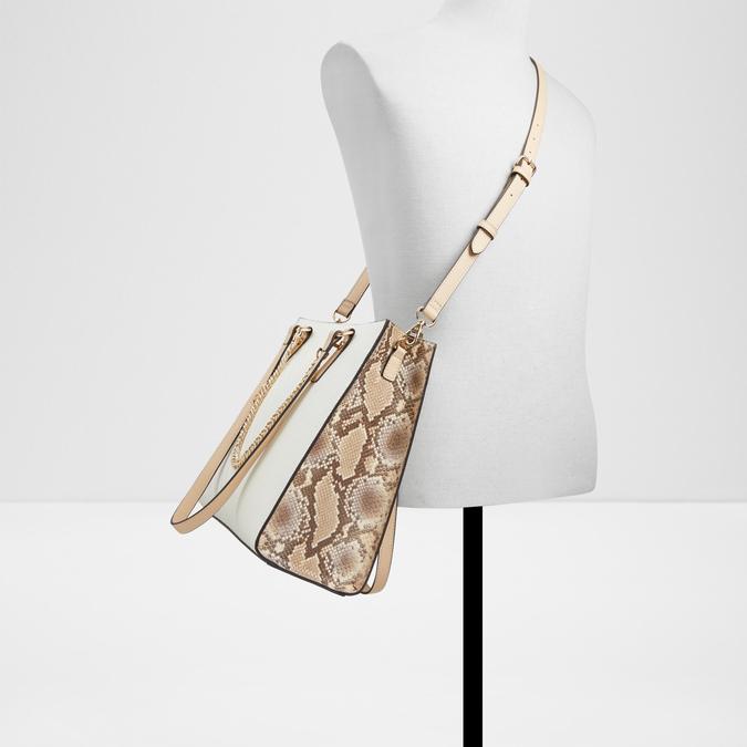 Zaveri Women's Beige Satchel image number 3