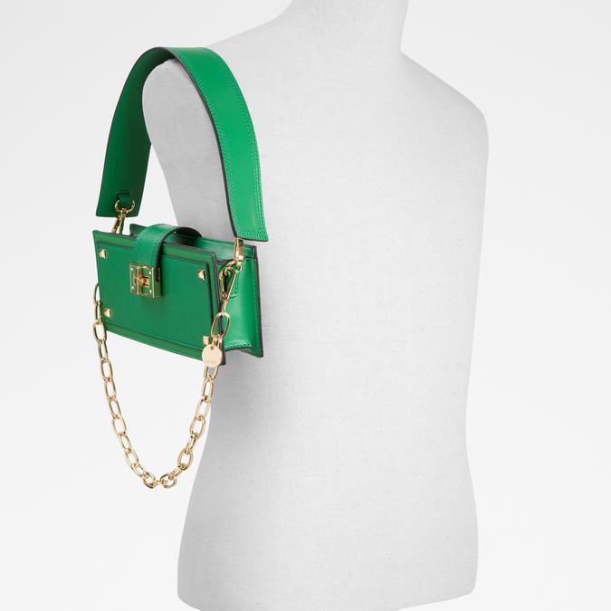 Trezor Women's Green Shoulder Bag image number 3